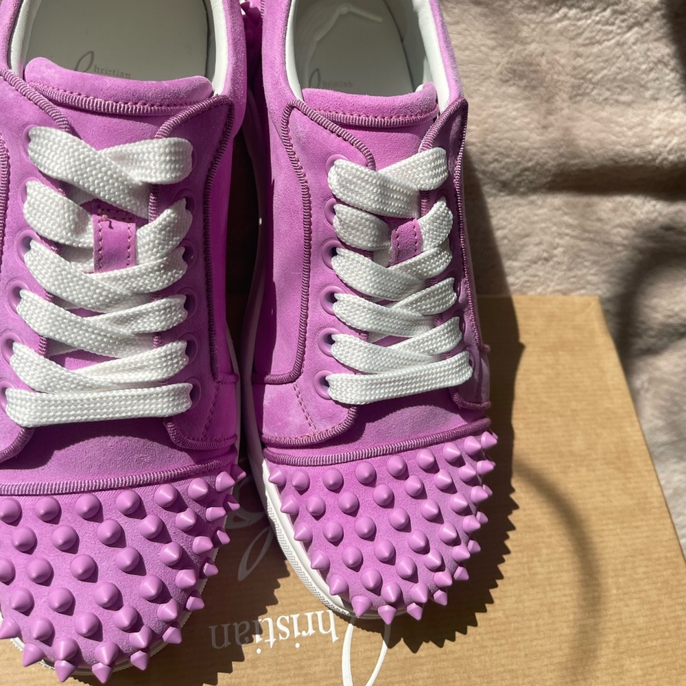 Christian Louboutin Spiked Sneakers VIEIRA 2 ORLATO FLAT - Picture 10 of 10